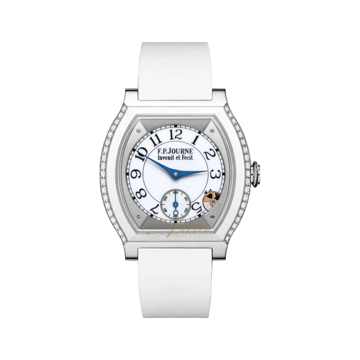 élégante 40 mm Titanium With Inserts And 2 Rows Of Diamonds - Ref. ELT