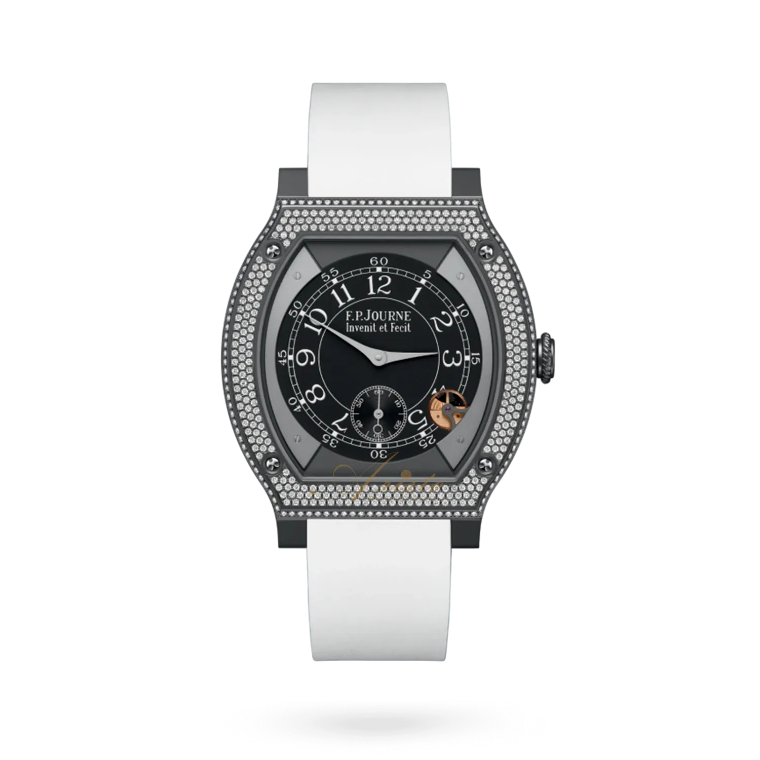élégante 48 mm Titalyt® Set With Diamonds - Ref. ELHT Black