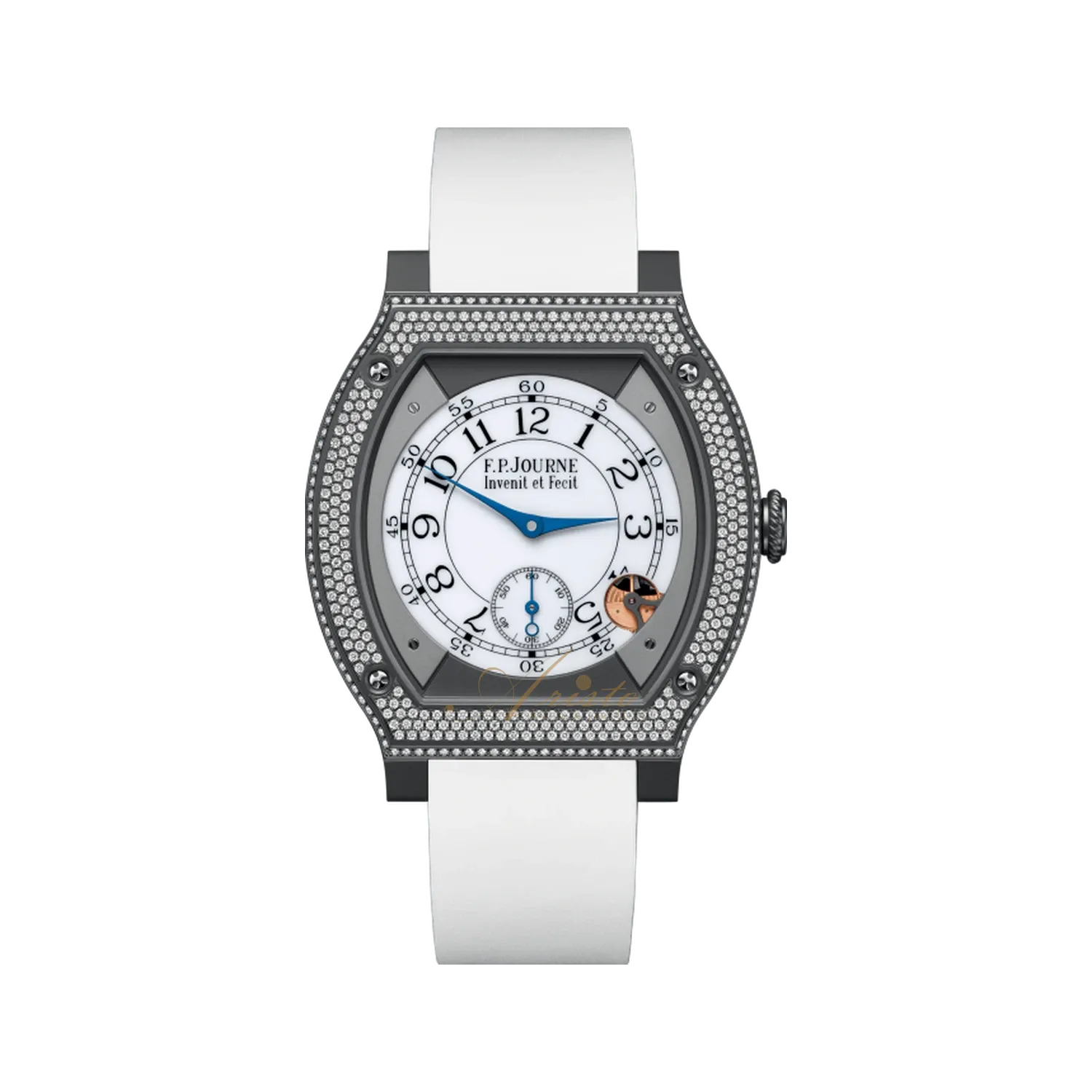 élégante 48 mm Titalyt® Set With Diamonds - Ref. ELHT White