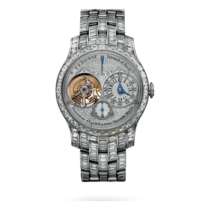 tourbillon souverain set with diamonds