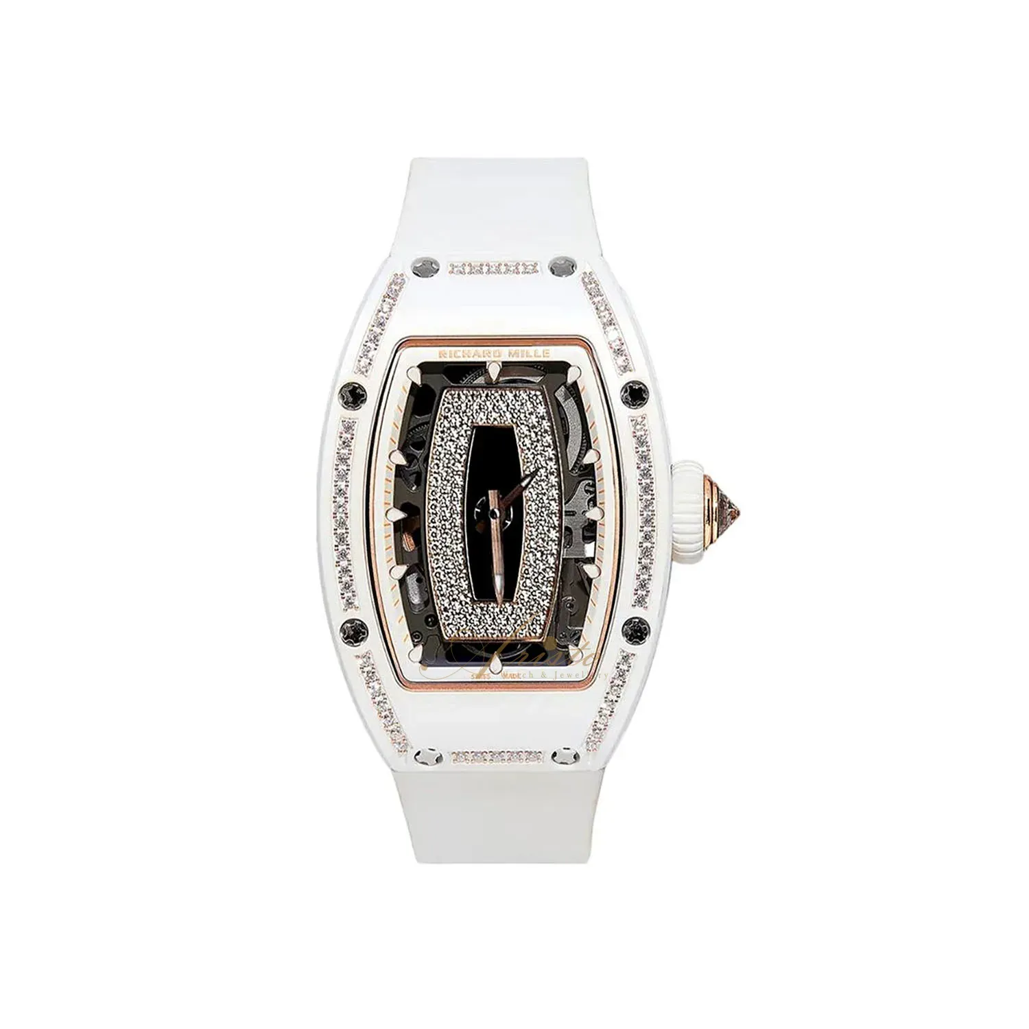 RM07-01 ATZ White Ceramic One Row Onyx