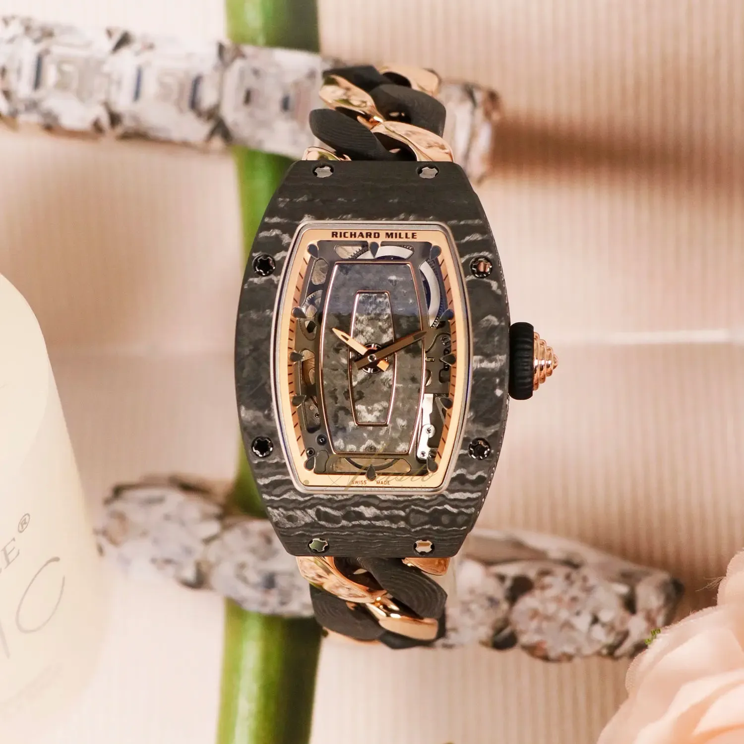 RM07-01 Carbon TPT RG+TPT bracelet image 2