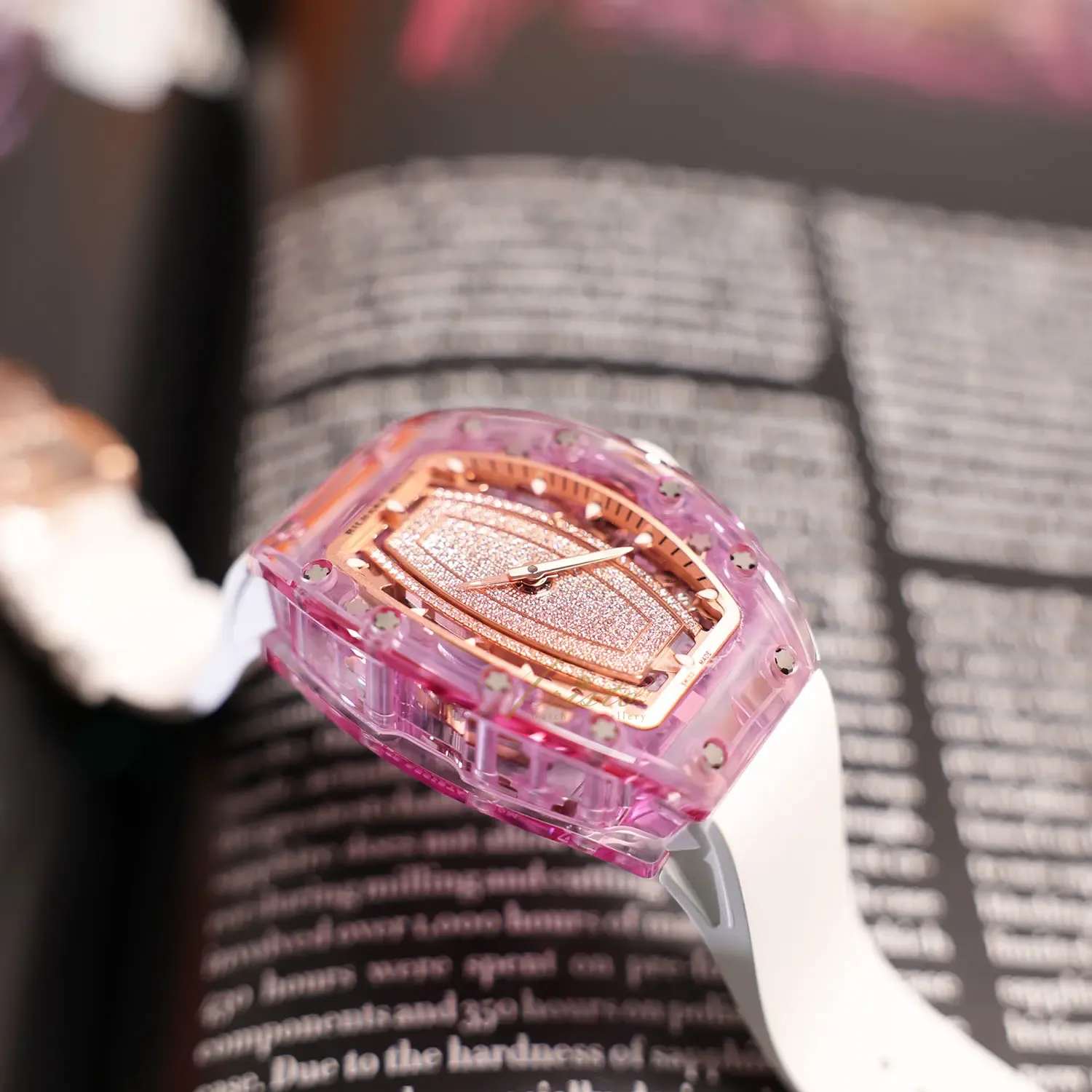 RM07-02 Red Sapphire Diamond image 4