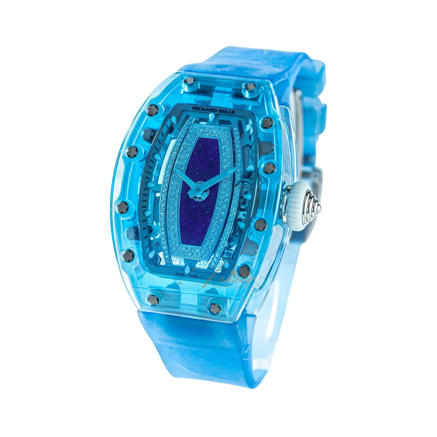 Blue Types Of Richard Mille Watches RM07-02 Blue Dial Sapphire