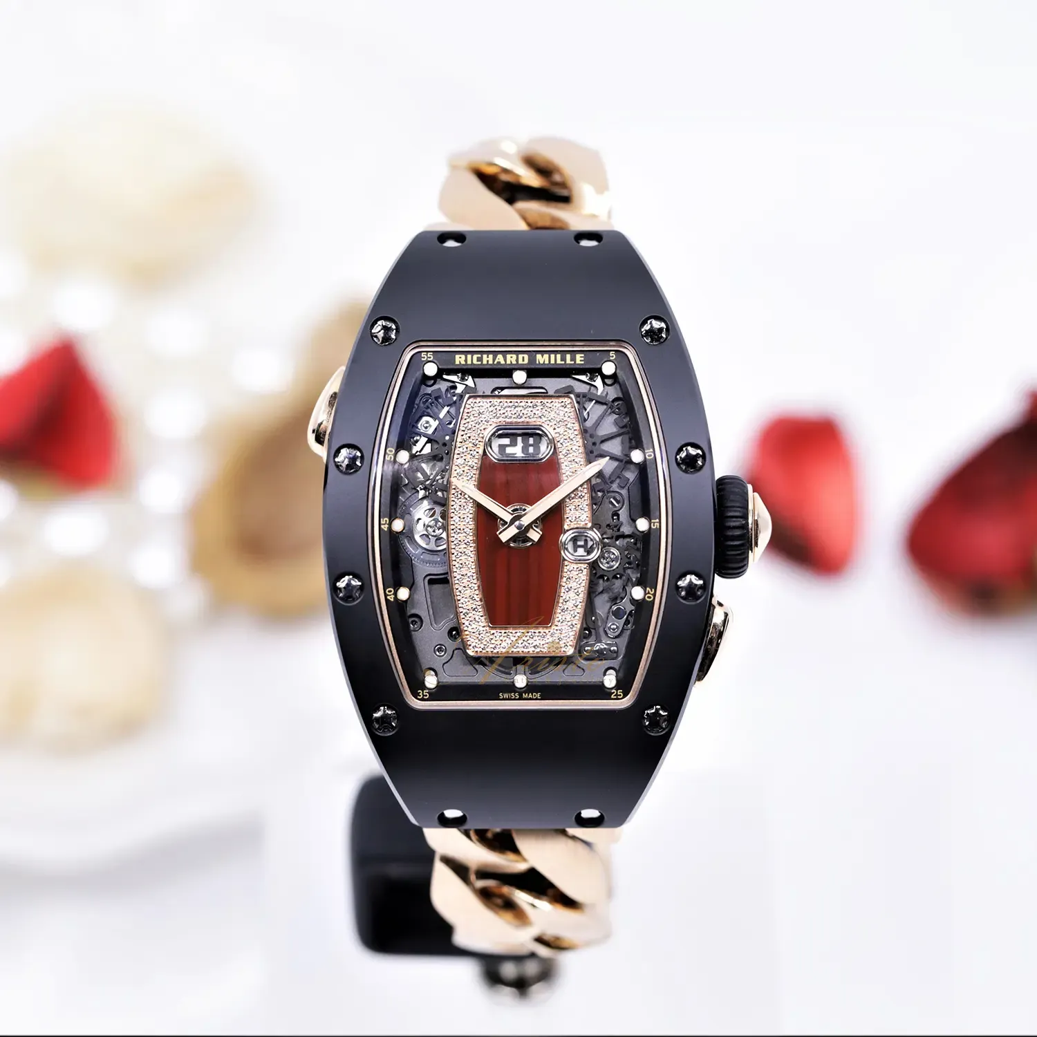 RM037 Black Ceramic RG Bracelet image 2