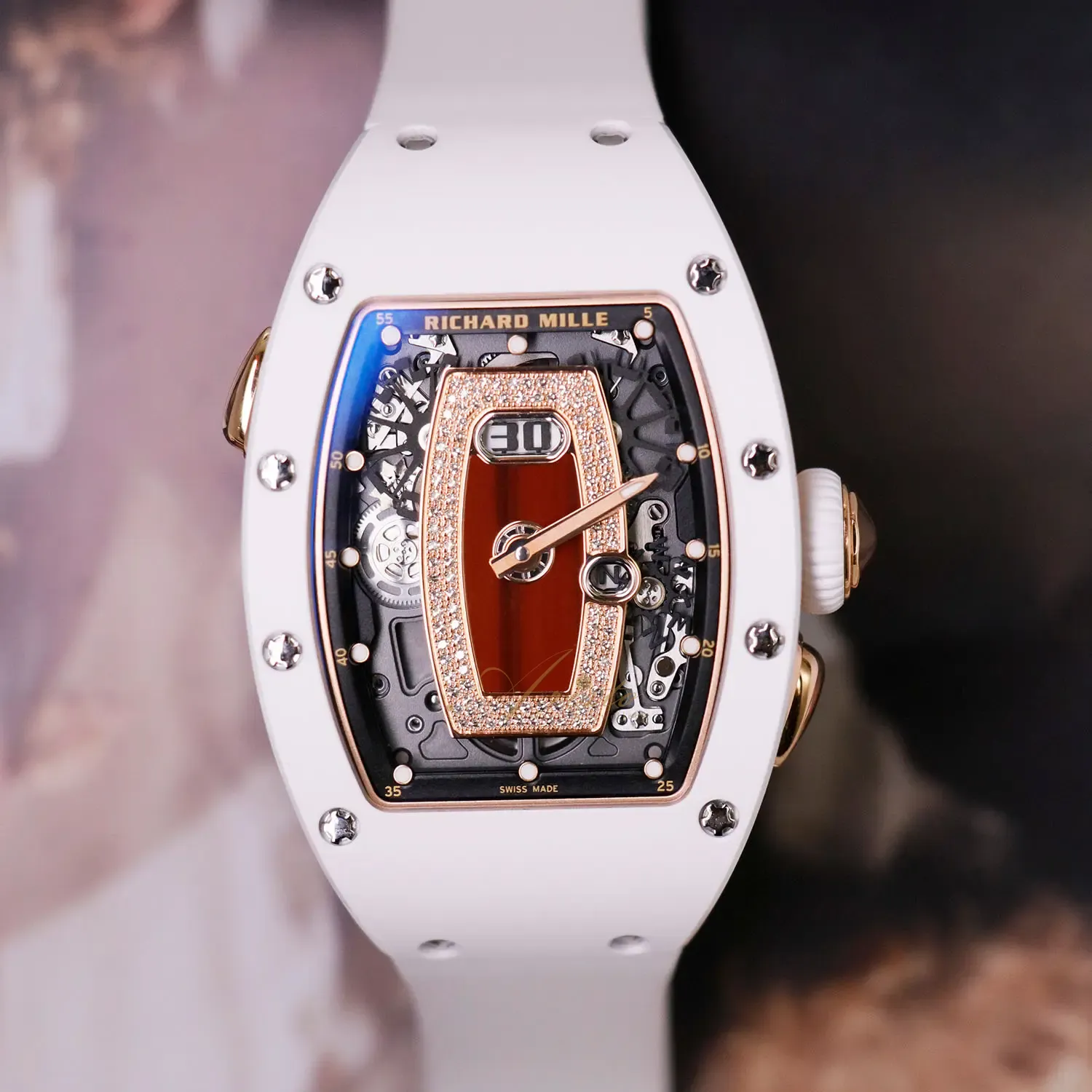 RM037 White Ceramic Jasper image 6