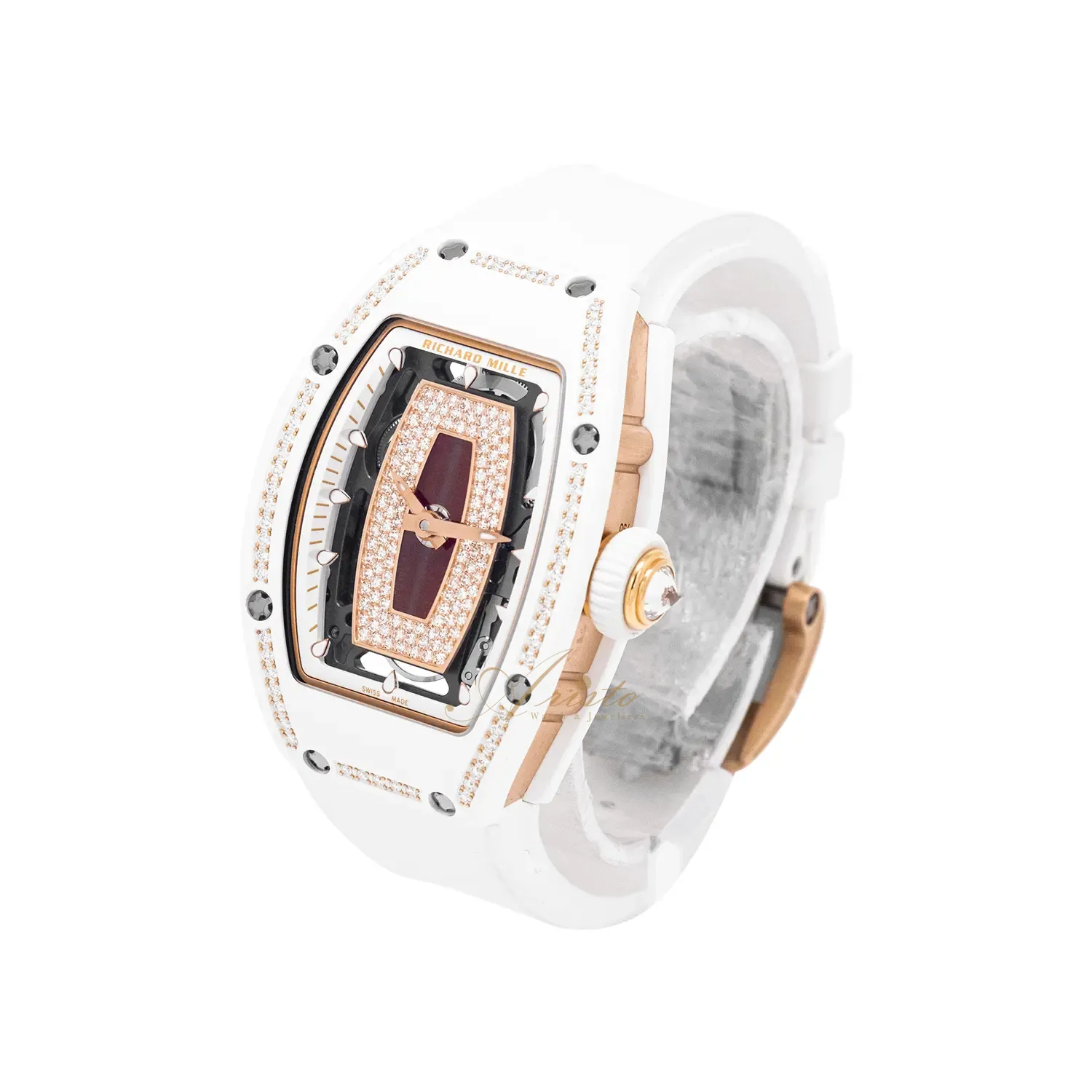 RM07-01 ATZ White Ceramic One Row Jasper image 2