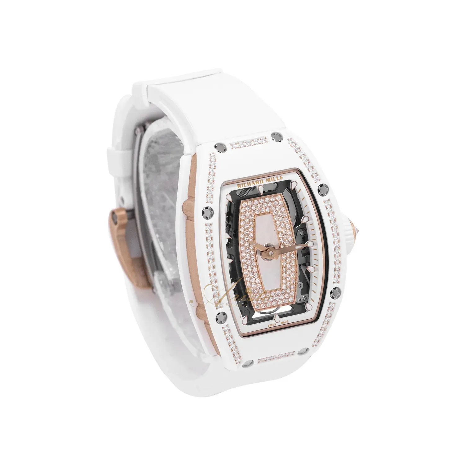RM07-01 ATZ White Ceramic One Row Pearl image 3
